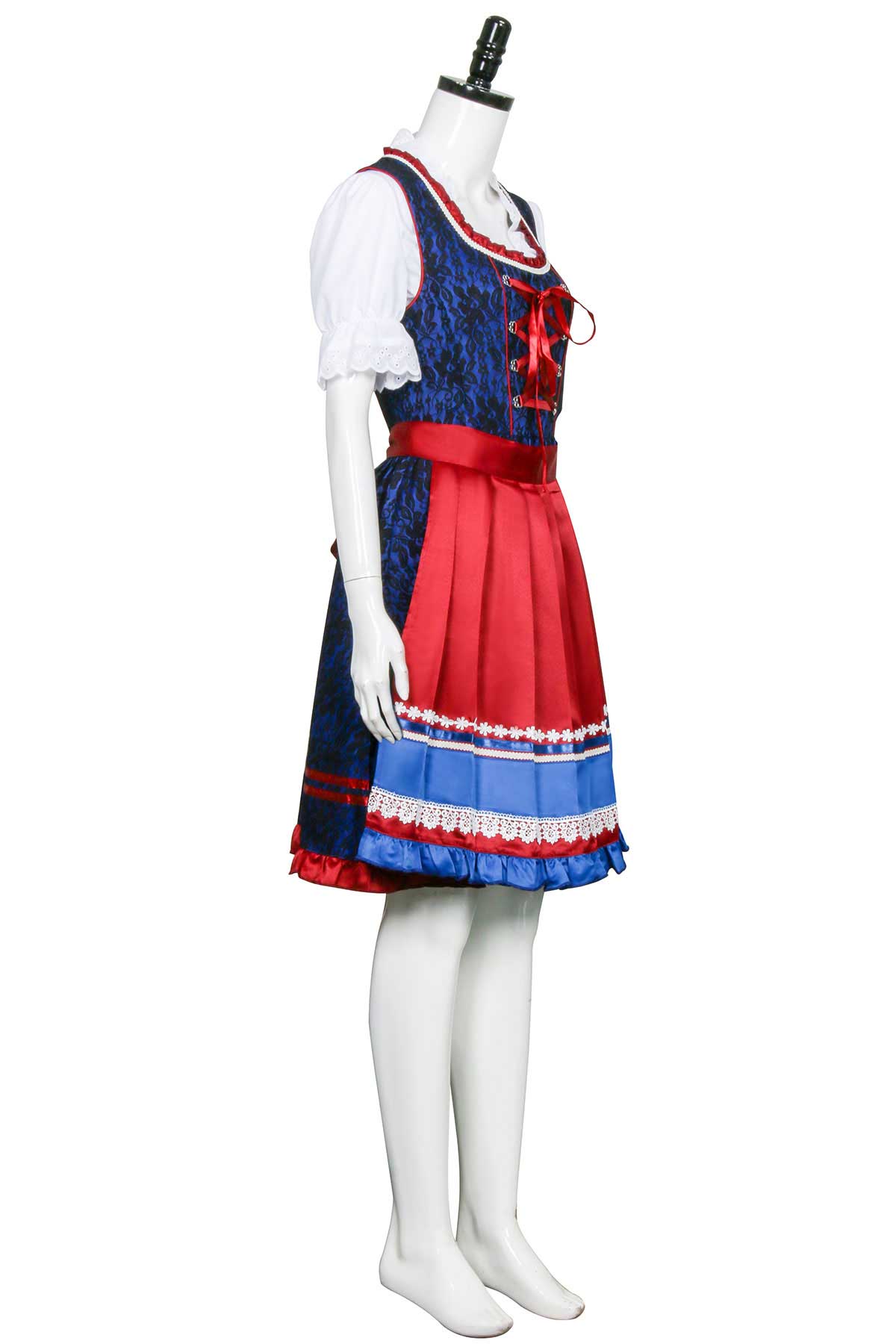 Deutschland Oktoberfest Frauen Bären Kostüm French Maid Outfits Bayerisches Dirndl Karneval Festival Fancy Kleid