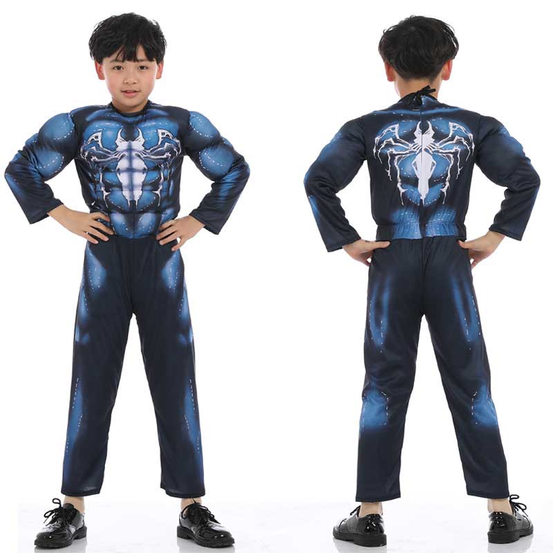Kinder Spiderman Venom-Kostüm Boy Superheld Cosplay